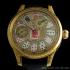 Vintage Mens Wristwatch Regulateur Half Skeleton Men Wrist Watch Omega Movement