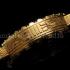Vintage Mens Wristwatch Gold Skeleton Hans Gisiger Regulateur Men's Wrist Watch