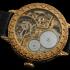 Vintage Men's Wristwatch Gold Skeleton Mens Wrist Watch Swiss Zenith Movement
