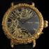 Alpina Vintage Men's Wristwatch Gold Skeleton Men Black Germany Mens Wrist Watch