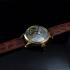 Vintage Men's Wristwatch Half Skeleton Gold & StonesMens Wrist Watch Alpina Germany Movement