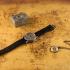 WANDOLEC based on MATHEY TISSOT Movt Vintage Men's Wrist Watch Mechanical Men Black Mens Wristwatch