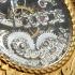 Wandolec based on TIFFANY Movt Vintage Mens Wrist Watch Skeleton Gold Men's Wristwatch