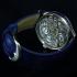 Vintage Men's Wristwatch Skeleton Stones & Enamel Mens Wrist Watch Gurzelen from Omega Swiss Movement