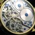 Vintage Men's Wristwatch Gold Skeleton Mens Wrist Watch Patriotic Watch from War in Ukraine