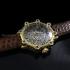 Vintage Men's Wrist Watch Gold Skeleton Stones Mens Wristwatch A.Lange & Sohne Uhren Movement Germany 1879