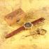 Vintage Men's Wrist Watch Gold Skeleton Stones Mens Wristwatch A.Lange & Sohne Uhren Movement Germany 1879