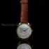 Vintage Mens Wristwatch Gold Mens Watch with Rare Swiss Movement 1890, Guilloche Dial
