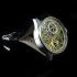 Vintage Men's Wrist Watch Skeleton with Stones Mens Wristwatch Regulateur Borel Movement 1910