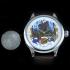 Vintage Men's Wristwatch Handmade Painted in Ukrainian Patriotic Style, Original wiss Movement 1920's