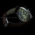 Vintage Men's Wristwatch Handmade Painted in Ukrainian Patriotic Style, Original wiss Movement 1920's