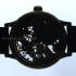 Vintage Mens Wristwatch Gold Skeleton Men's Wrist Watch Le Coultre Movement 1930's Grape with Stones