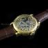Vintage Men's Wrist Watch Skeleton & Stones Mens Wristwatch Louis Ulysse Chopard LUC Movement 1890's
