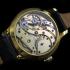 Vintage Men's Wrist Watch with Original 1895 Patek Philippe Movement & New Ivory Dial and Quality Floral Engraved Case
