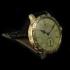 Vintage Men's Wrist Watch with Original 1895 Patek Philippe Movement & New Ivory Dial and Quality Floral Engraved Case