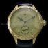 Vintage Men's Wrist Watch with Original 1895 Patek Philippe Movement & New Ivory Dial and Quality Floral Engraved Case
