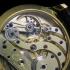 Vintage Men's Wrist Watch with Original 1895 Patek Philippe Movement & New Ivory Dial and Quality Floral Engraved Case