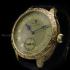 Vintage Men's Wrist Watch with Original 1895 Patek Philippe Movement & New Ivory Dial and Quality Floral Engraved Case