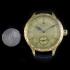 Vintage Men's Wrist Watch with Original 1895 Patek Philippe Movement & New Ivory Dial and Quality Floral Engraved Case