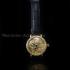 Vintage Mens Wristwatch Gold Mechanical Men's Wrist Watch Relda Swiss Movement 1930's Red Stones